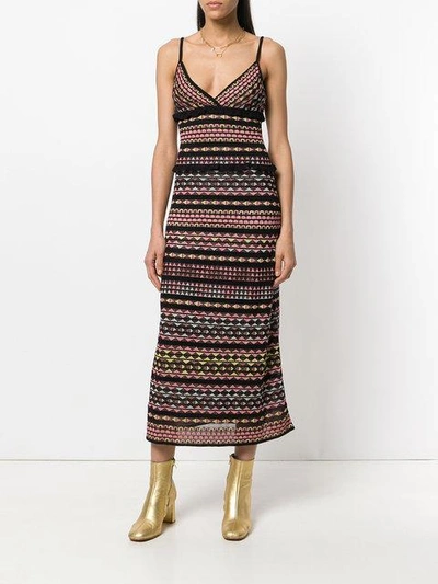 Shop M Missoni Geometric Print Maxi Dress