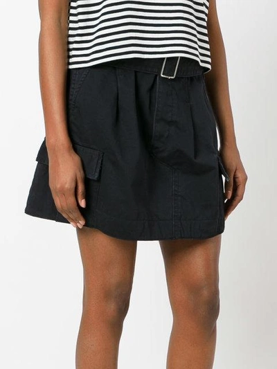 Shop Marc Jacobs Belted Cargo Skirt In Black
