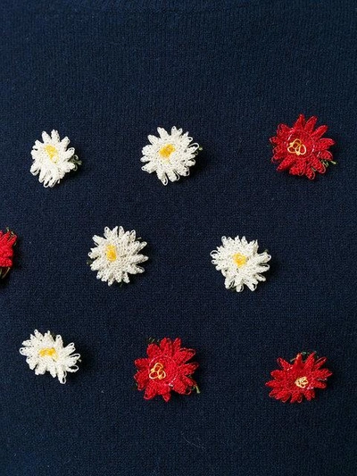 Shop Cashmere In Love Cashmere Floral Embroidered Jumper