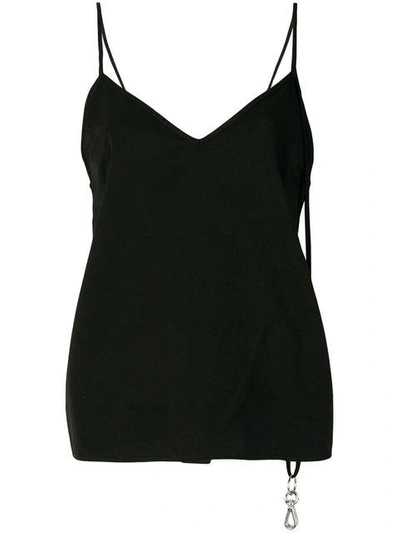 Shop Mm6 Maison Margiela V-neck Vest Top In Black