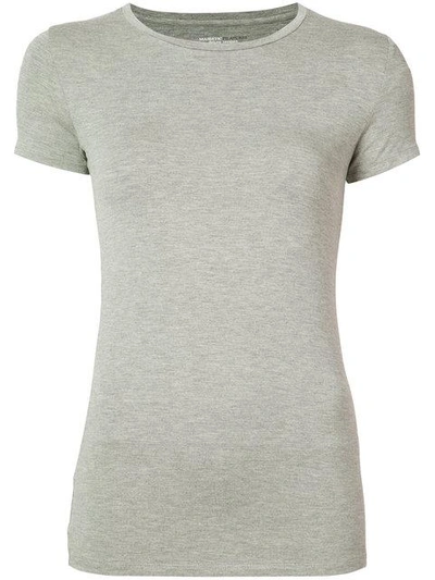 Shop Majestic Filatures Plain T-shirt - Grey