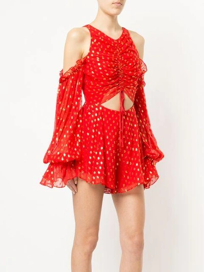 Shop Alice Mccall Did It Again Playsuit - Red