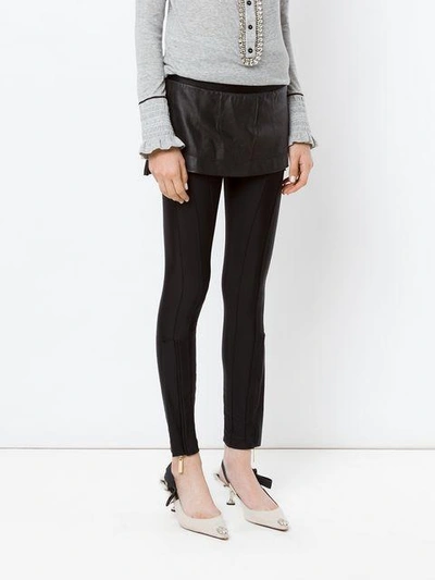 Shop Andrea Bogosian Layered Skinny Trousers