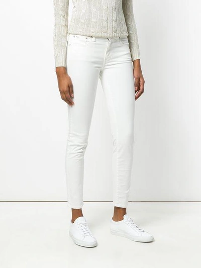 Shop Polo Ralph Lauren Tompkins Skinny Jeans - White