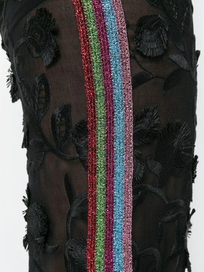 embroidered flared trousers