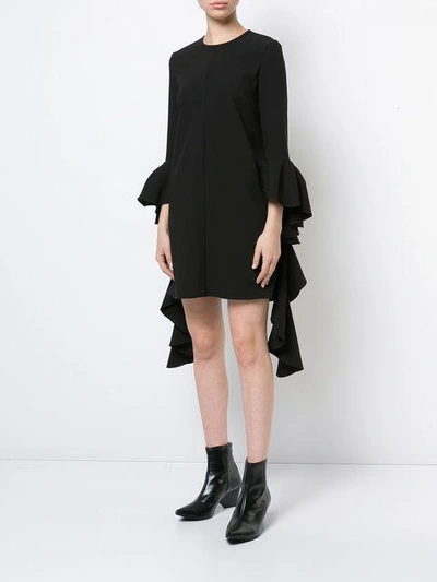 Shop Ellery 'cascade' Kleid In Black