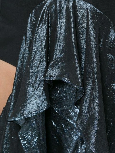 Paula Knorr Panelled Draped Skirt In Black