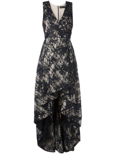 Alice And Olivia V Neck High Low Dress