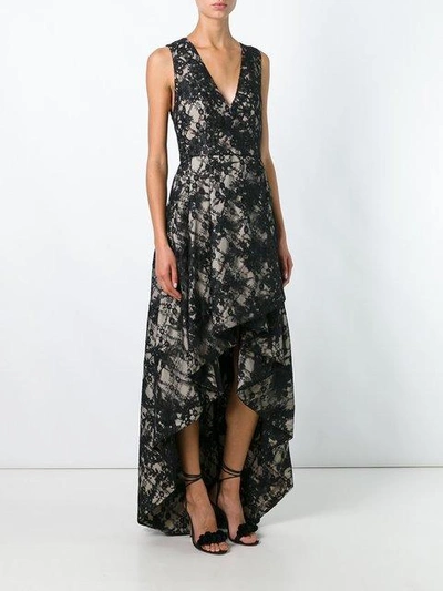 Alice And Olivia V Neck High Low Dress