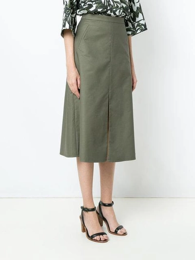 Shop Andrea Marques A-line Skirt - Eucalipto