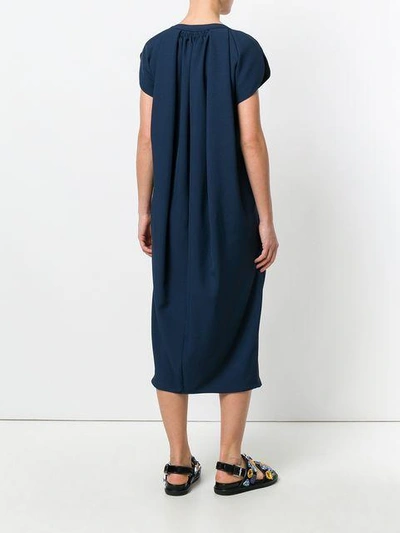 Shop Carven Oversized Dress - Blue
