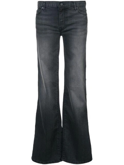 Shop Nili Lotan Wide Leg Jeans In Black