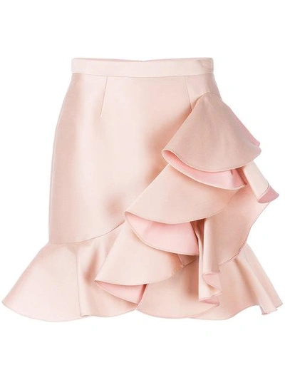 Shop Stella Mccartney Ruffled Mini Skirt