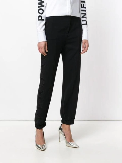 Shop Versace Classic Jogging Trousers In Black