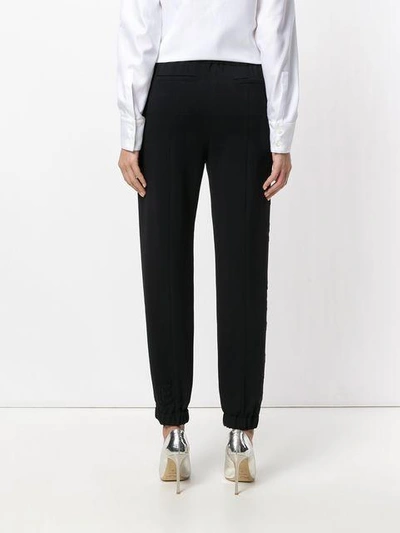 Shop Versace Classic Jogging Trousers In Black