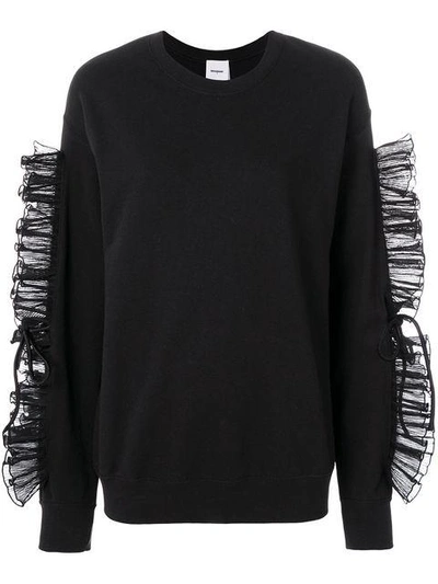 Shop Brognano Frill Long-sleeve Sweater