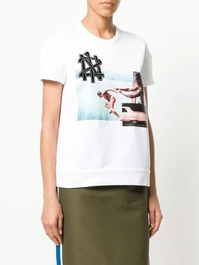 Shop N°21 Printed Patch T In White