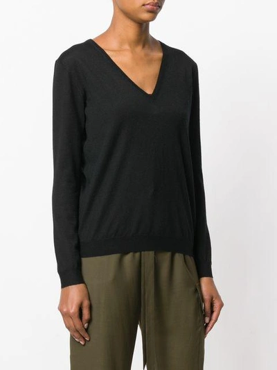 Shop Tom Ford V-neck Jumper - Black