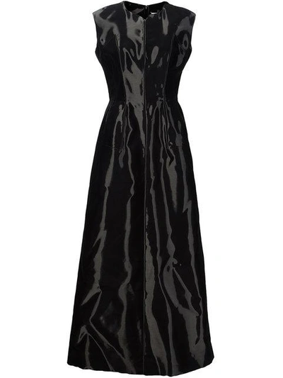 Shop Maison Margiela Seamed Bodice Gown - Black