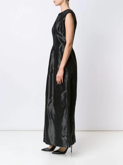 Shop Maison Margiela Seamed Bodice Gown - Black