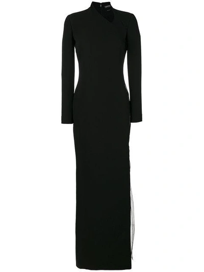 Shop Tom Ford Asymmetric Cady Dress - Black