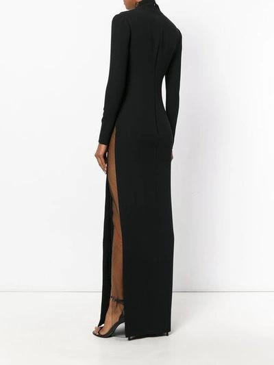 Shop Tom Ford Asymmetric Cady Dress - Black