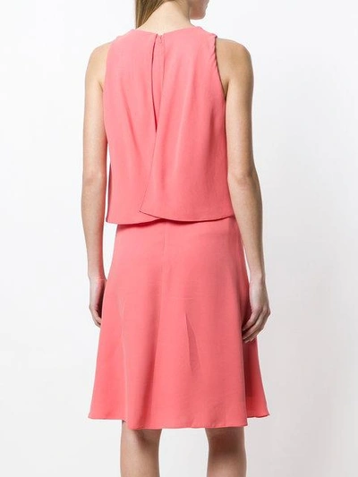 Shop Max Mara Double Layer Flared Dress