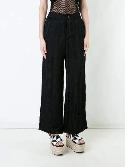 Shop Uma Wang Palazzo Pants - Black