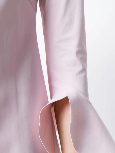 Shop Chiara Boni La Petite Robe Sheila Off Shoulder Dress - Pink