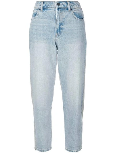 Shop Alexander Wang Cropped Jeans In Blue