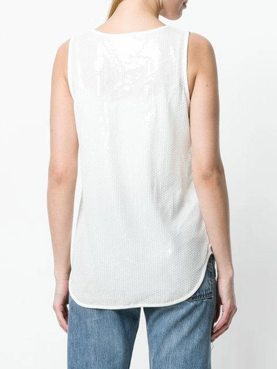 Shop P.a.r.o.s.h Scoop Neck Vest In White