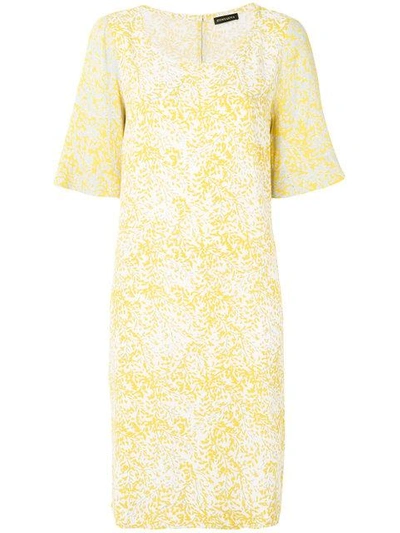 Shop Stine Goya Short Sleeve Dress - Yellow