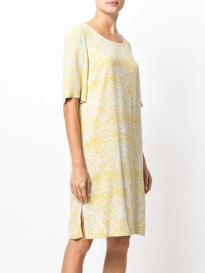 Shop Stine Goya Short Sleeve Dress - Yellow