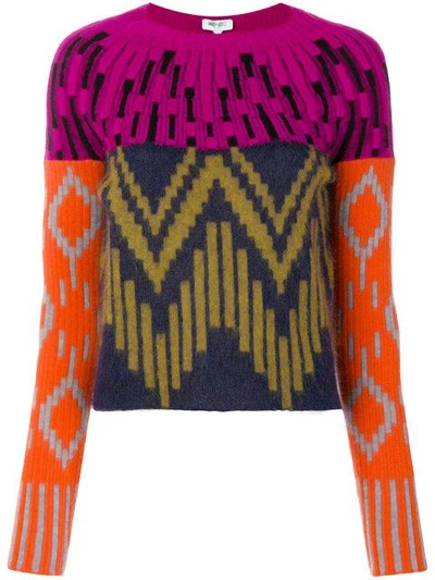 Shop Kenzo Patterned Sweater