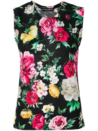 Shop Dolce & Gabbana Floral Print Blouse