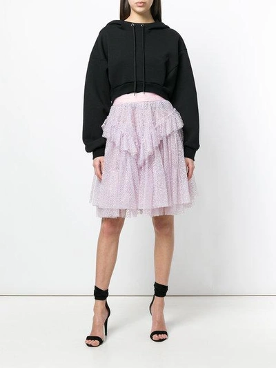 Shop Dsquared2 Layered Tulle Skirt