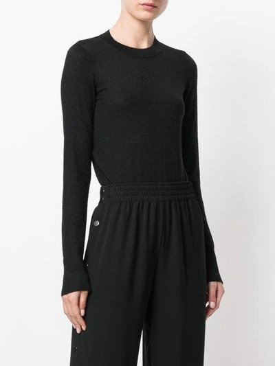 Shop Le Kasha Cashmere Bodysuit In Black