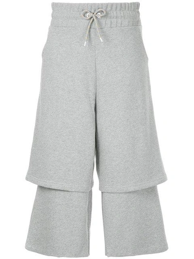 Shop Aalto Layered Hem Culottes - Grey