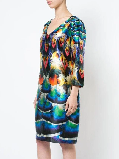Shop Mary Katrantzou Faille Print Shea Dress