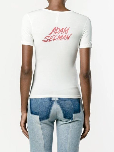 Shop Adam Selman 'logo Baby' Print T