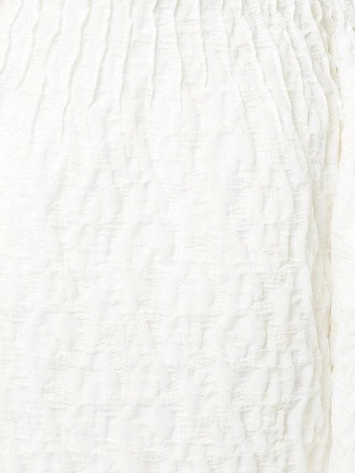 Shop Maticevski Asymmetric Textured Skirt In White
