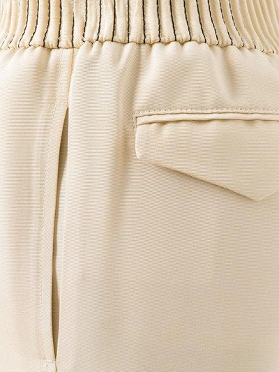 Shop Valentino Straight-leg Trousers In Neutrals