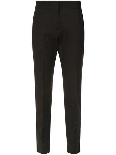 Shop Andrea Marques Tapered Trousers In Café