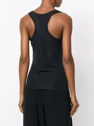 Shop Versace Medusa Sports Top In Black