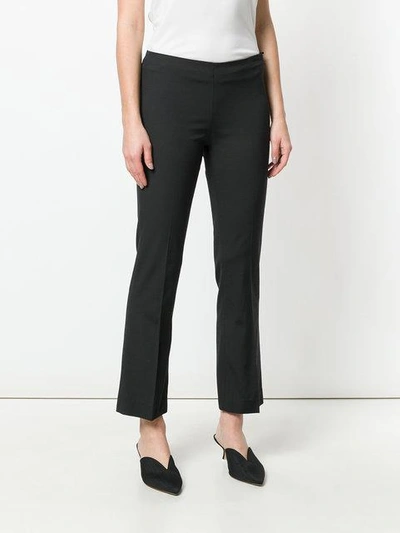 Shop Même Straight Trousers In Black