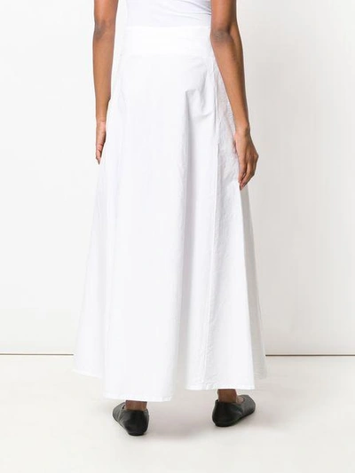 maxi a-line skirt