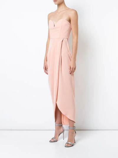 Shop Shona Joy Wrap Front Midi Dress In Pink