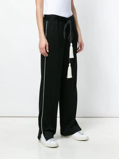 Shop Parlor Flared Design Trousers - Black