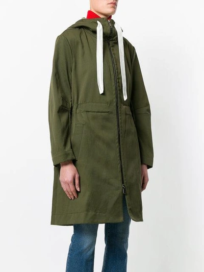 Shop Dorothee Schumacher Wide Drawstring Raincoat - Green