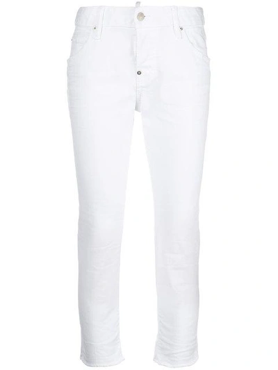 Shop Dsquared2 Cool Girl Cropped Jeans - White